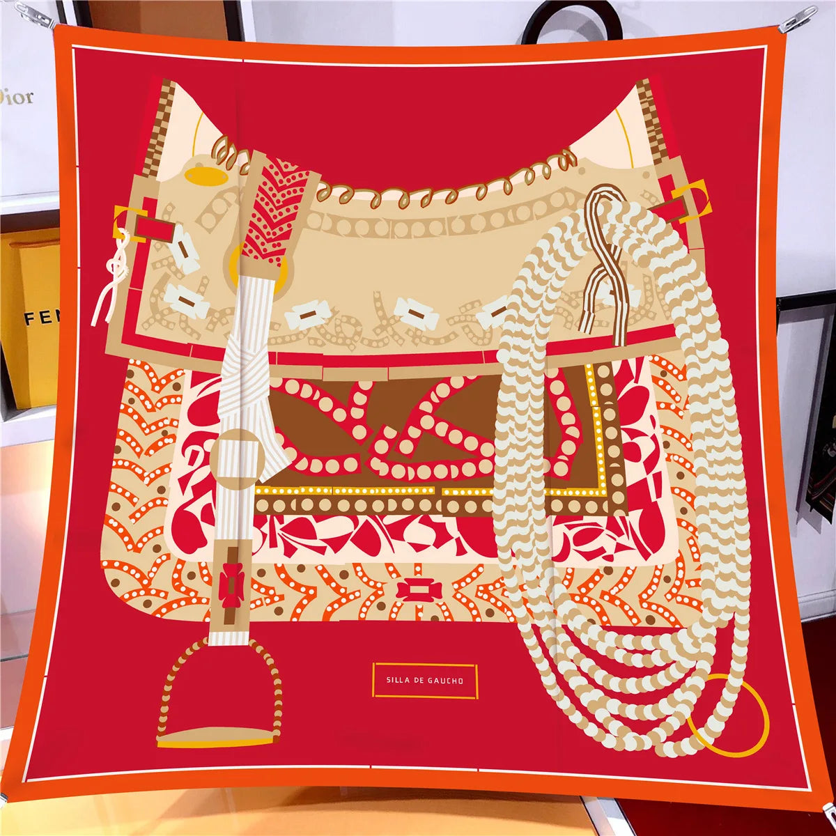 Stylisches bedrucktes Bandana Kopftuch Unisex vielseitig tragbar