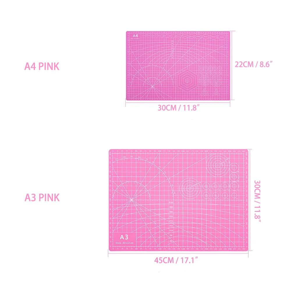 A3 A4 Schneidematte mit Graduierungen antistatisch für Werkbank Heimwerker