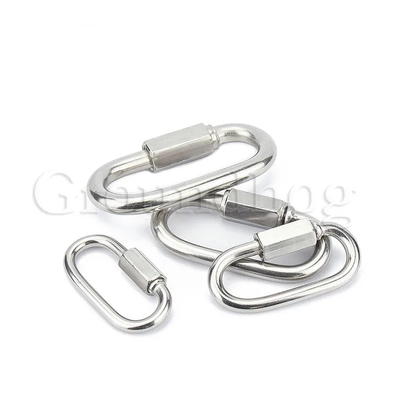 Robuster Oval Karabiner Edelstahl für schnelle sichere Verbindungen