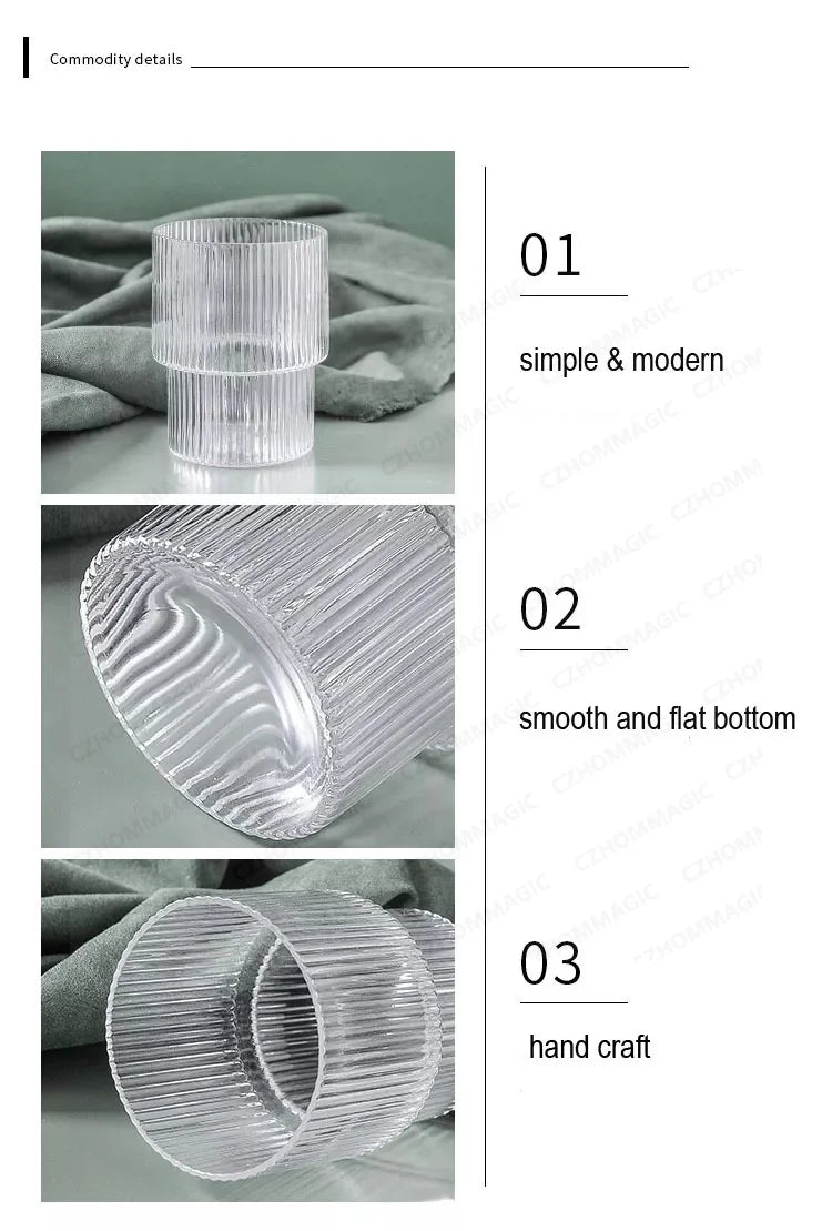 Hitze beständige transparente Kaffeetasse aus Glas für Tee Saft und Milch-Yabubest - Home & More