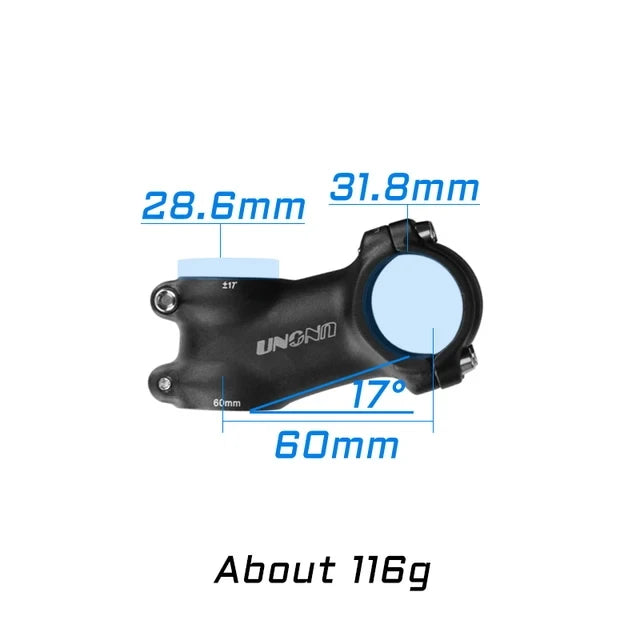 Ultraleichter MTB Fahrradvorbau Aluminium 31 8 mm Verschiedene Längen