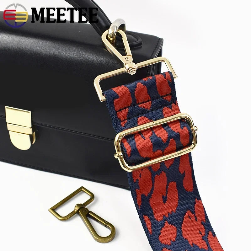 5er Set Metall Schnallen 16-50 mm mit drehbarem Karabinerverschluss für Taschen