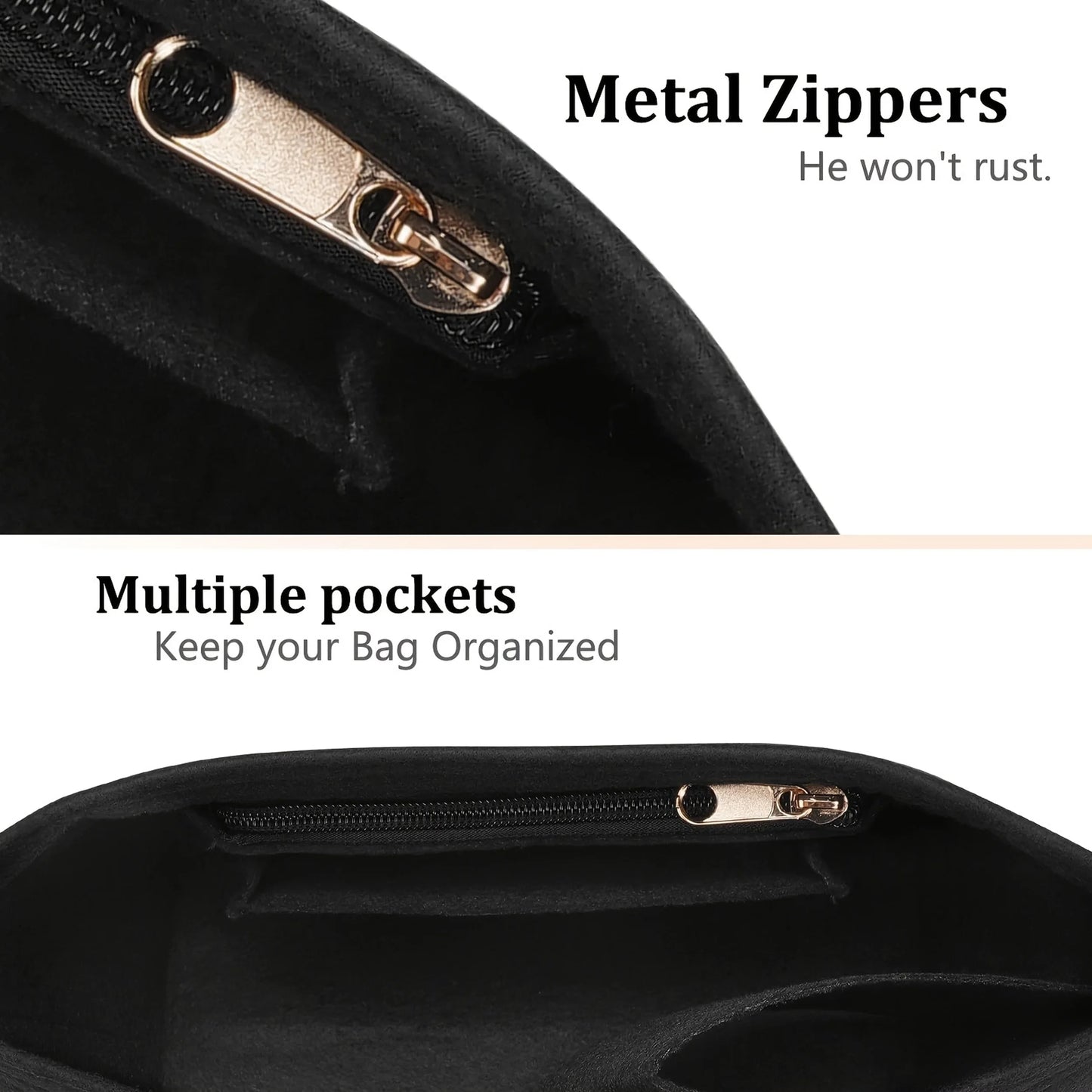 Filz-Einsatztasche Organizer für Handtasche und Geldbörsen-Yabubest - Home & More