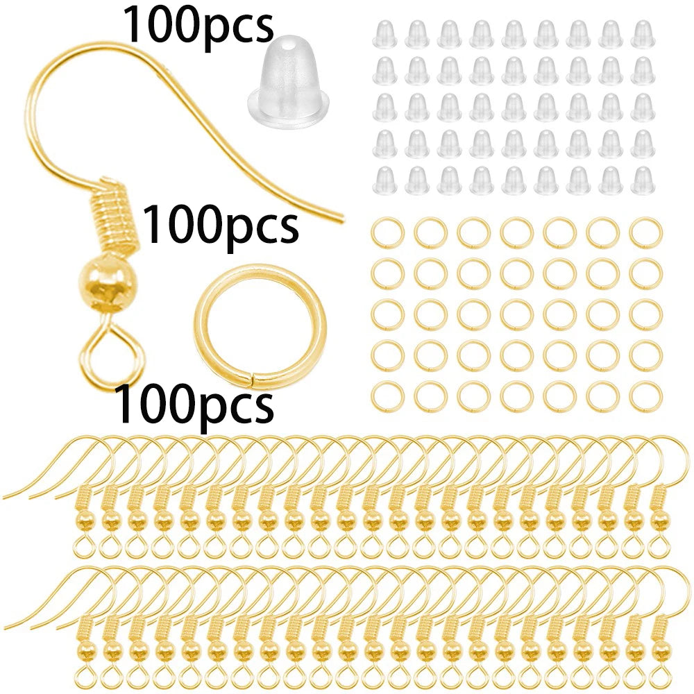Schmuck Bastelset Karabinerverschluss Biegeringe für DIY Armbänder