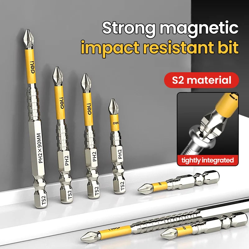 Rutschfeste PH2 Magnetische Kreuzschraubendreher Bits Bohrer für Werkzeuge