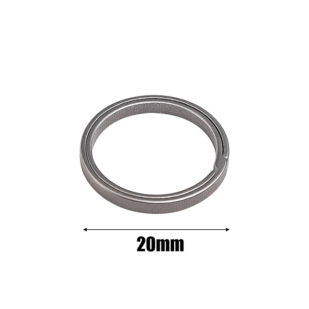 Schlüsselanhänger aus Titanlegierung mit sicherer O Schnalle für Männer-Yabubest - Home & More