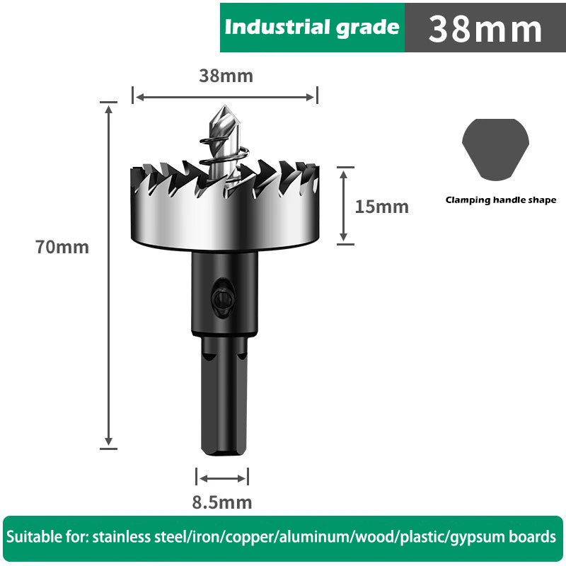 12-100mm HSS Lochsägen Set für Metall Holz Kunststoff