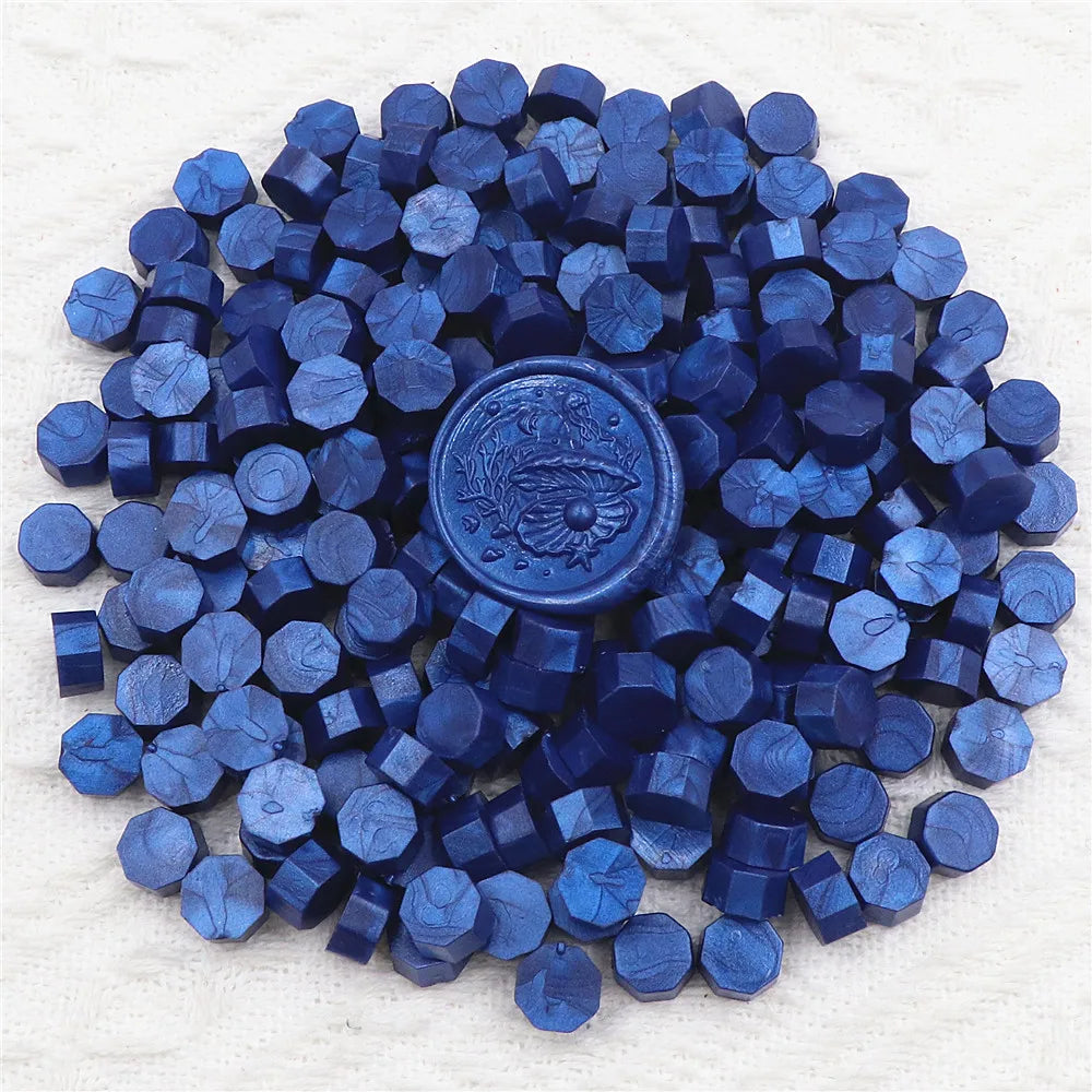 Vielseitige achteckige Siegelwachsperlen für handgemachte Dekorationen