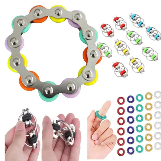 Sensorisches Metallspielzeug zur Entspannung und Stressabbau