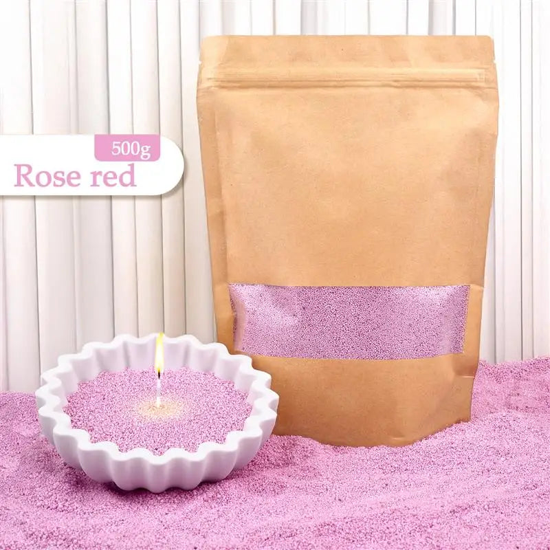 Buntes körniges Perlenwachs für DIY Kerzenherstellung und Sandmalwachs