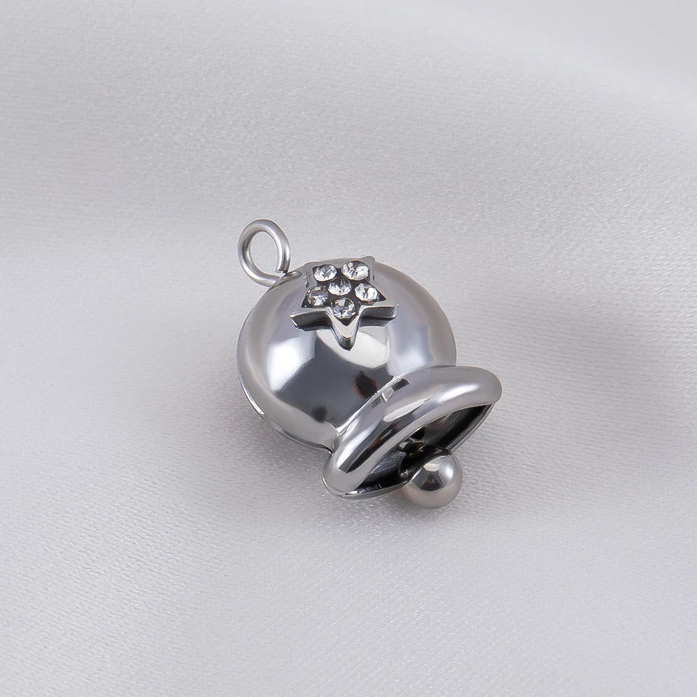 5 Stück Edelstahl Anhänger Gänseblümchen Herz Stern Glocke für Schmuck DIY-Yabubest - Home & More