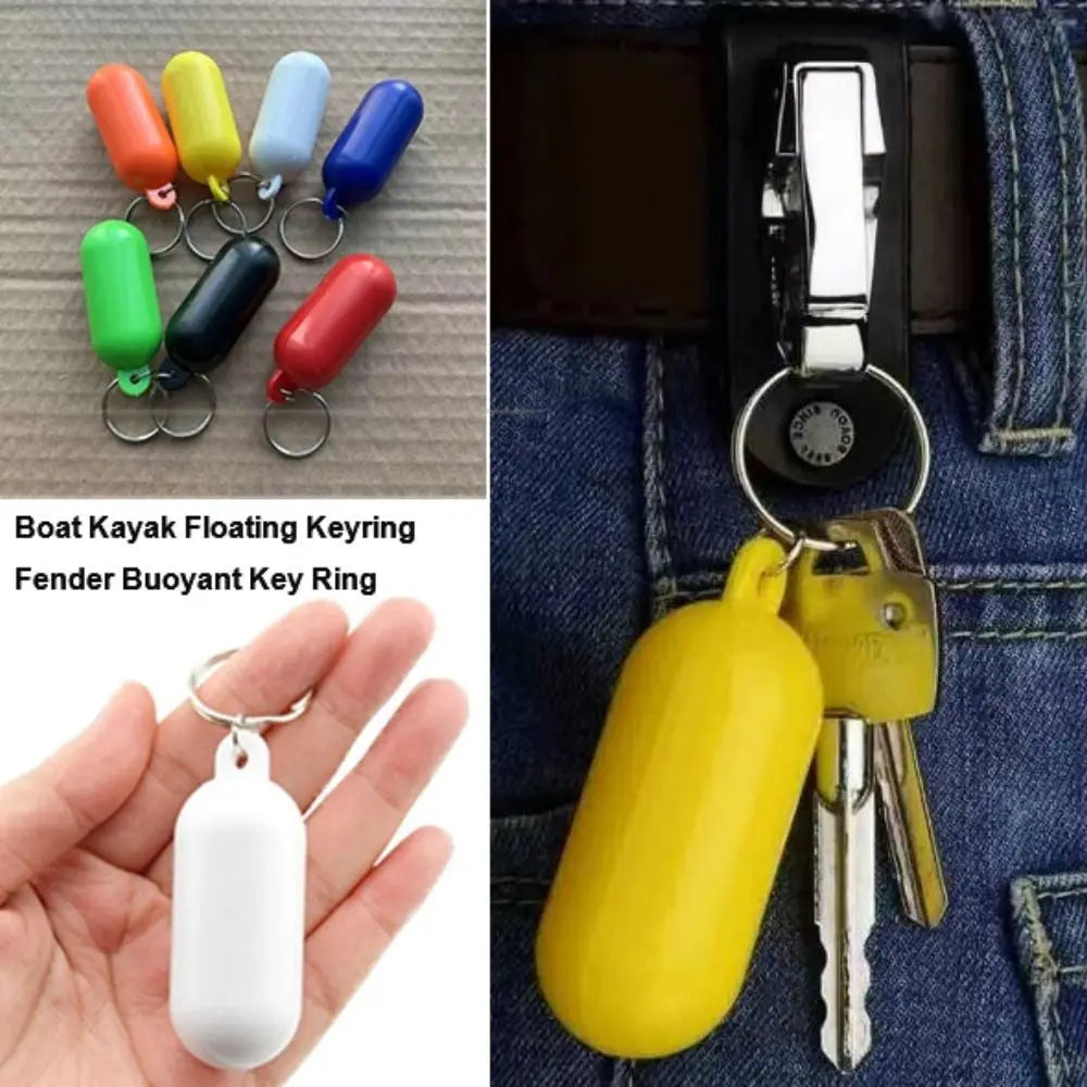 Schwimmender Schlüsselanhänger Kunststoff Boot Kajak 7 Farben Ersatz