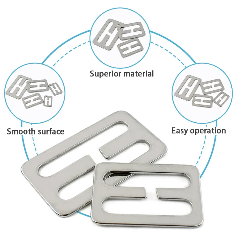 Edelstahl G-Haken Schnallen Metallring für Taschen Riemen Verschlüsse