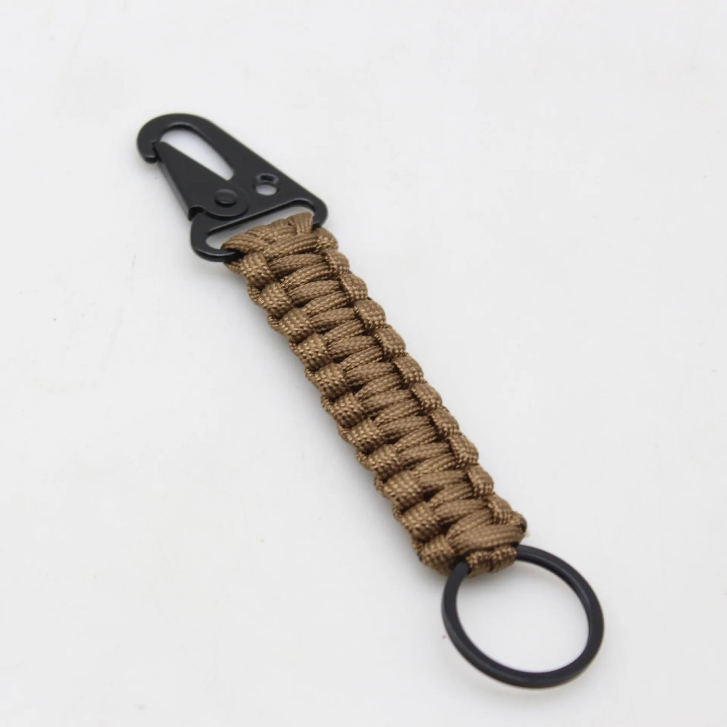 Robuster Paracord Schlüsselanhänger mit Karabiner für Outdoor und Alltag