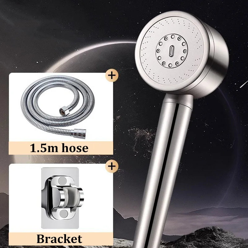 Edelstahl 304 Boost Duschkopf für großes Wasservolumen – Handbrause