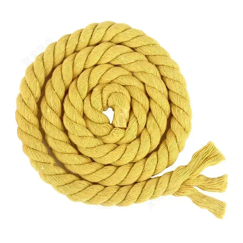 Robuste 3-fach gedrehte Baumwollschnur für DIY und Nähprojekte