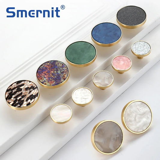 Zinklegierungs-Möbelgriff 50mm – moderner New Chinese Stil, Einzelloch