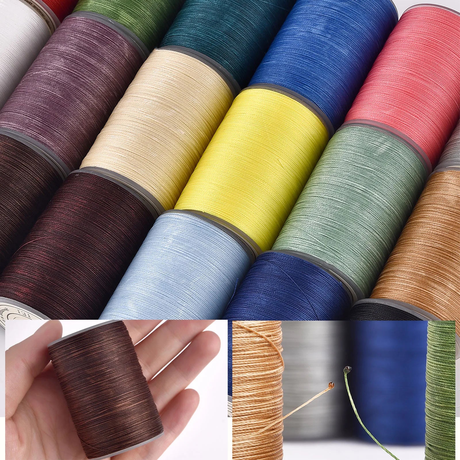 160 m gewachste Schmuckschnur 0 35 mm für DIY Schmuck