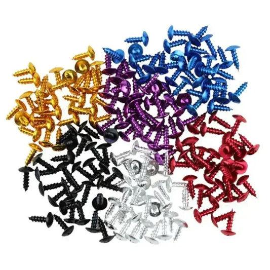 30er Set M5x16 Aluminium Schrauben bunt Motorrad Motor Fahrrad