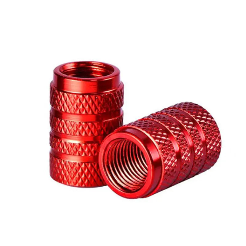 Aluminiumlegierung Automobil Reifen Ventilkappe Drei-Slot Rund Universal Ventilkern Vakuum Reifen Reifendruck Überwachung Ventilkappe-Yabubest - Home & More