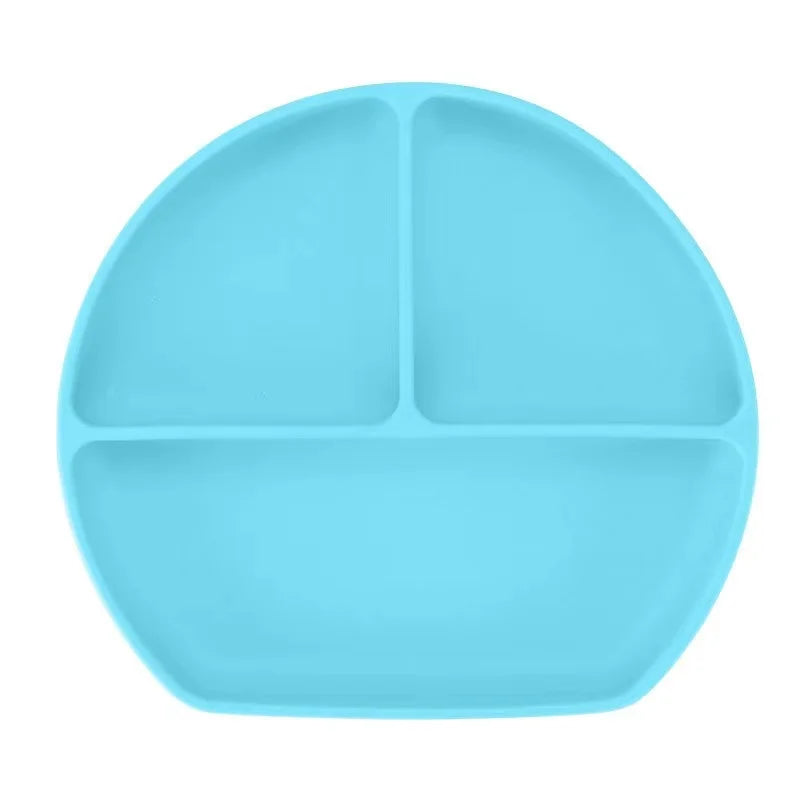 Baby Saugplatte aus Silikon mit Saugnapf spülmaschinen- und mikrowellengeeignet