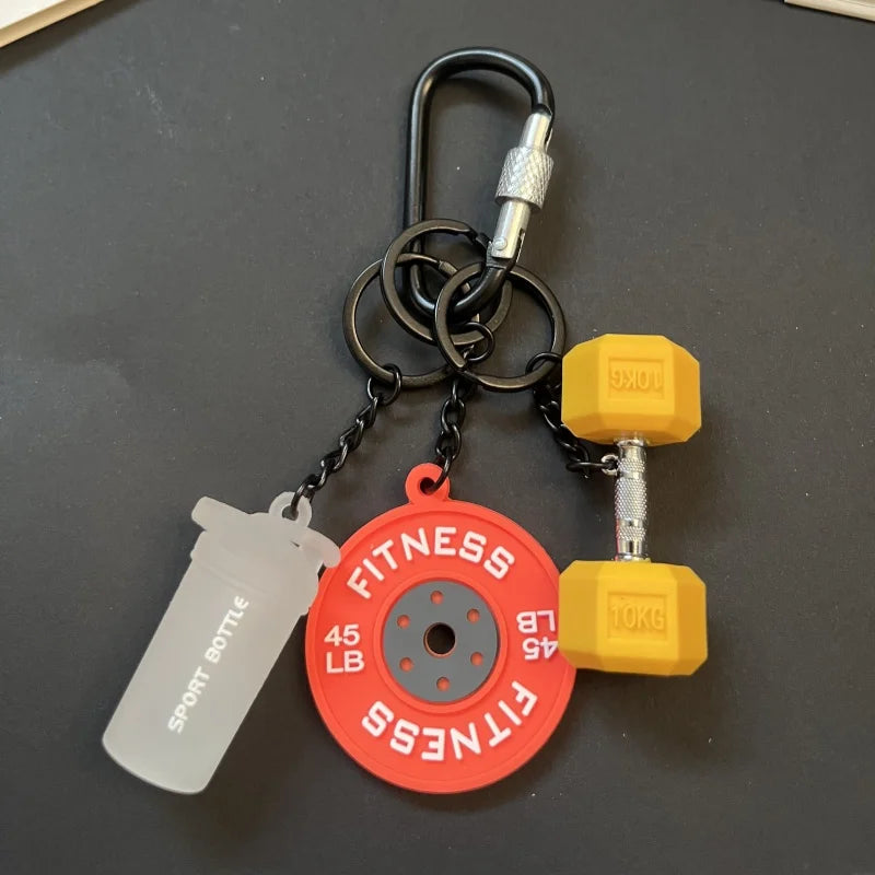 3D Mini Boxhandschuhe Schlüsselanhänger mit Karabiner und Schloss Dekor