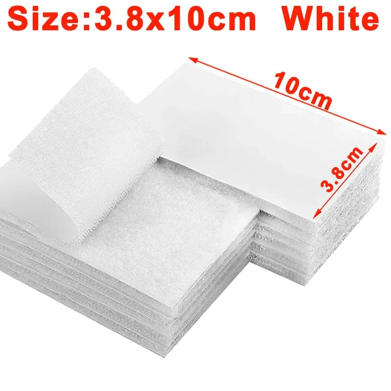 Starke selbstklebende Klettbandstreifen für festen Halt und Ordnung