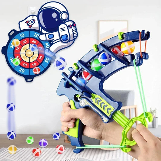 Montessori Dartscheibe mit klebrigen Bällen – fördert Motorik, 3-7 Jahre