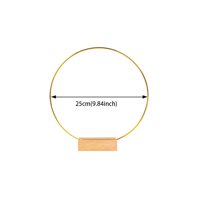 Metall Blumen Reifen Mittelstück Für Tischdekoration 15 30 cm