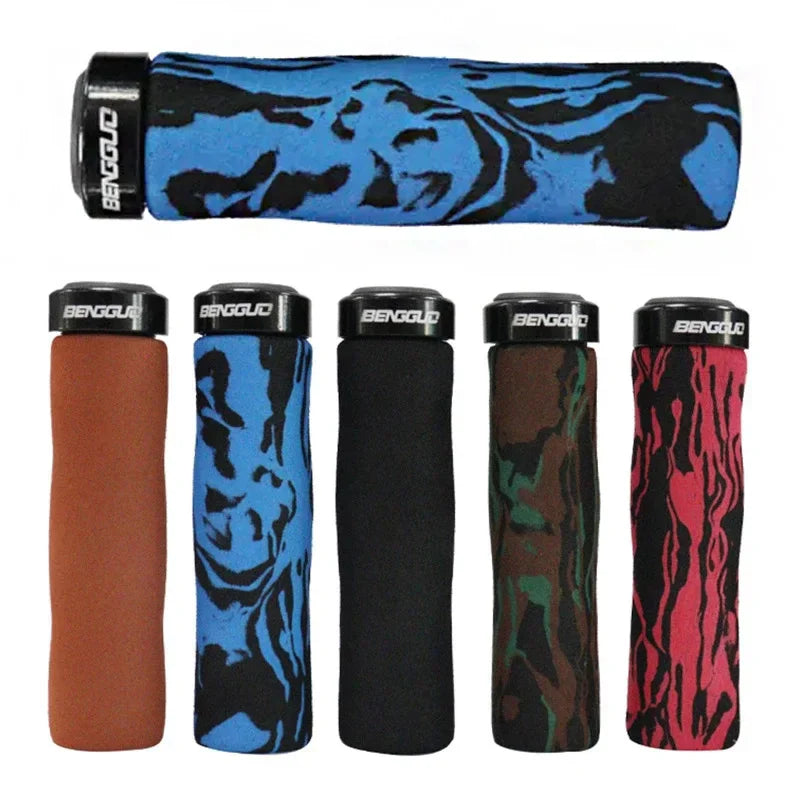 Ultraleichte weiche MTB Fahrradgriffe mit Anti-Rutsch und Staubschutz 13 cm