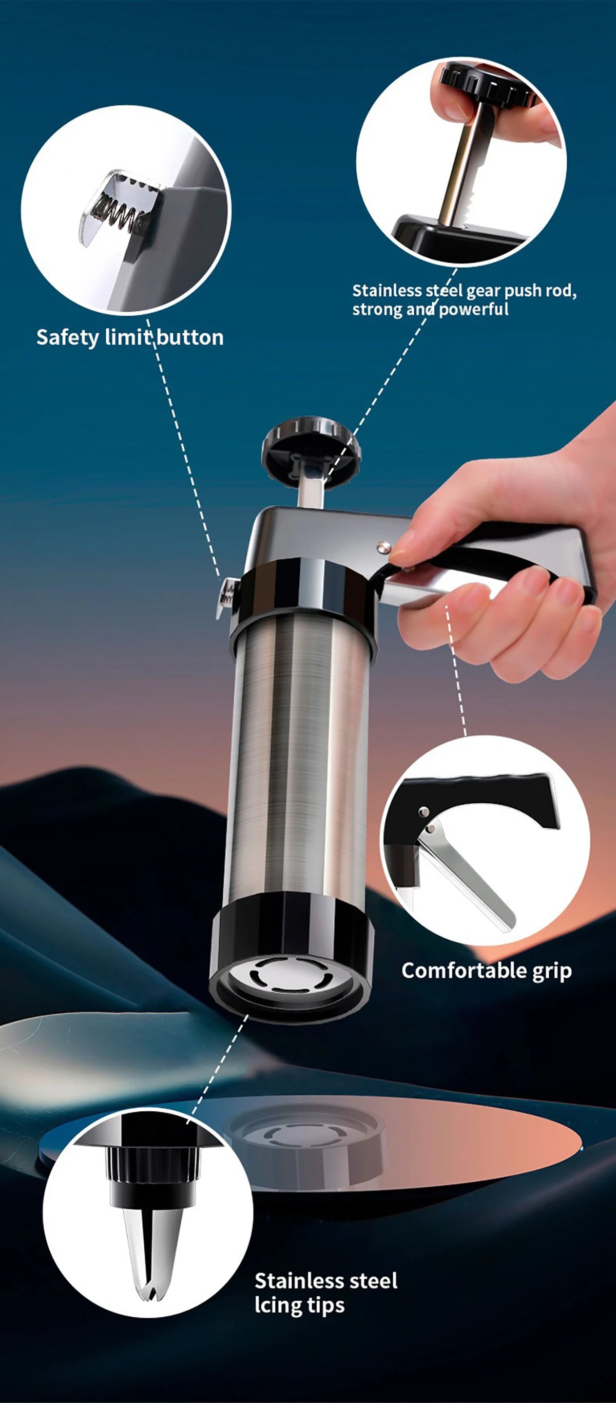 Formenset aus Edelstahl für kreative Keksherstellung