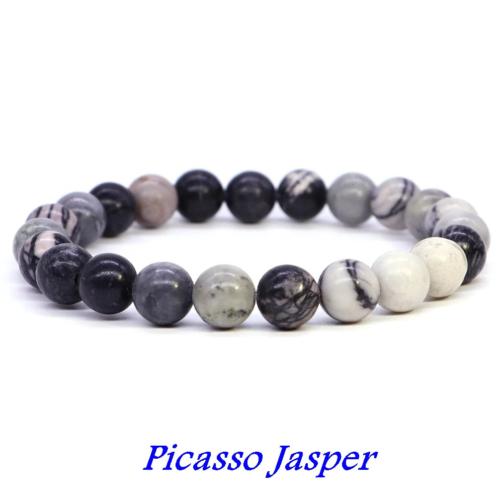 Natürliches Aquamarin Quarz Armband für Yoga und Meditation