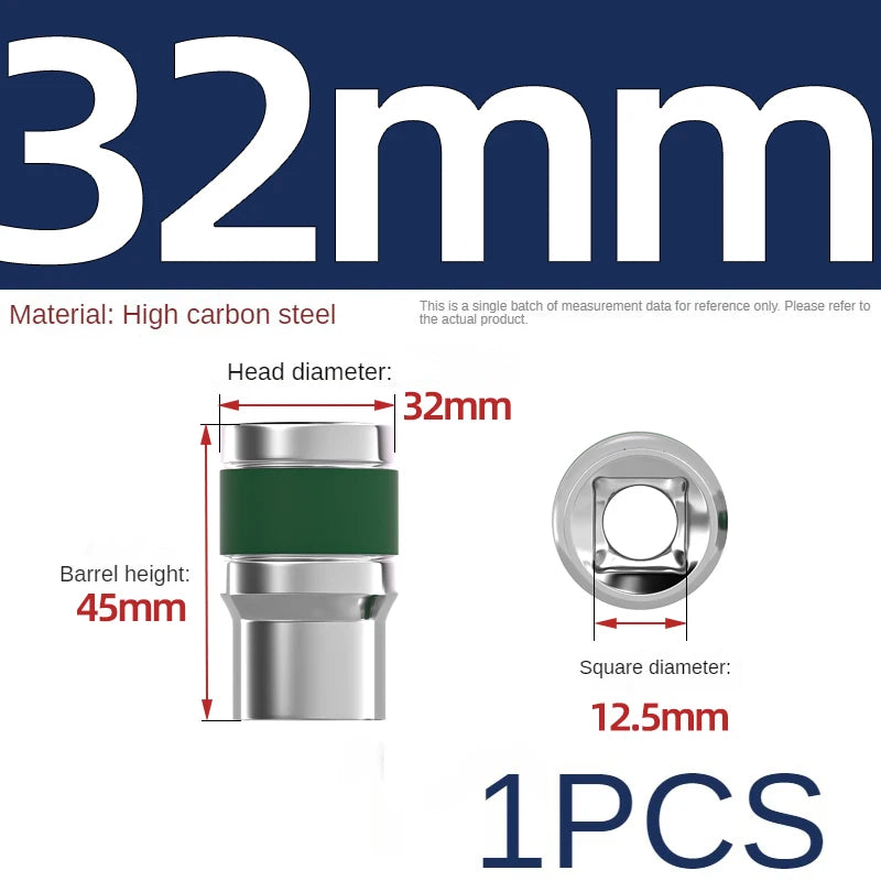 Robuster 8-32mm 1/2 Zoll Steckschlüsselsatz für Pneumatik - Mechaniker