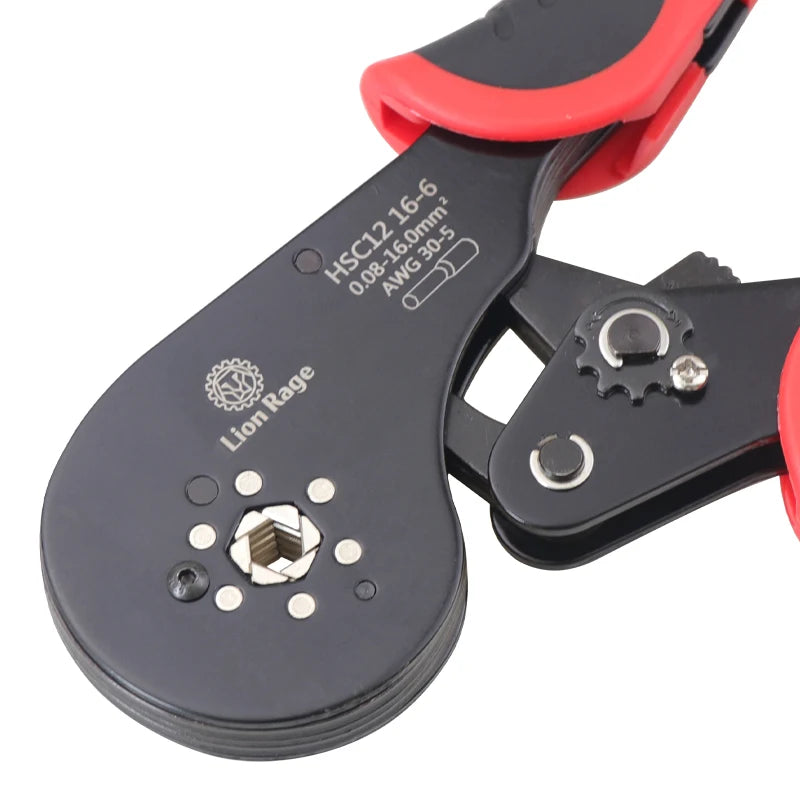 Präzise Aderendhülsen-Crimpzange für 0,08-16mm² Elektro-Anschlüsse