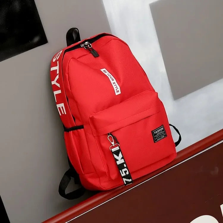 Unisex Großraum-Rucksack 20-35L mit robustem Polyester für Alltag - Schule