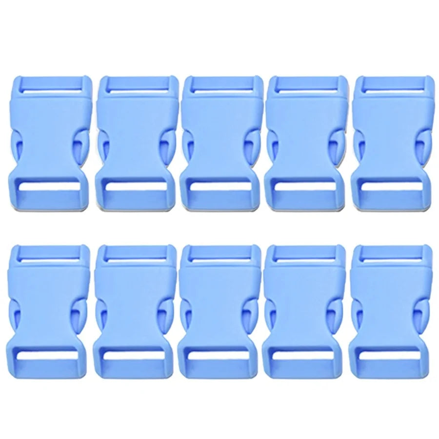 10x Seitliche Schnellverschluss Schnalle 10-25mm für Paracord Armband