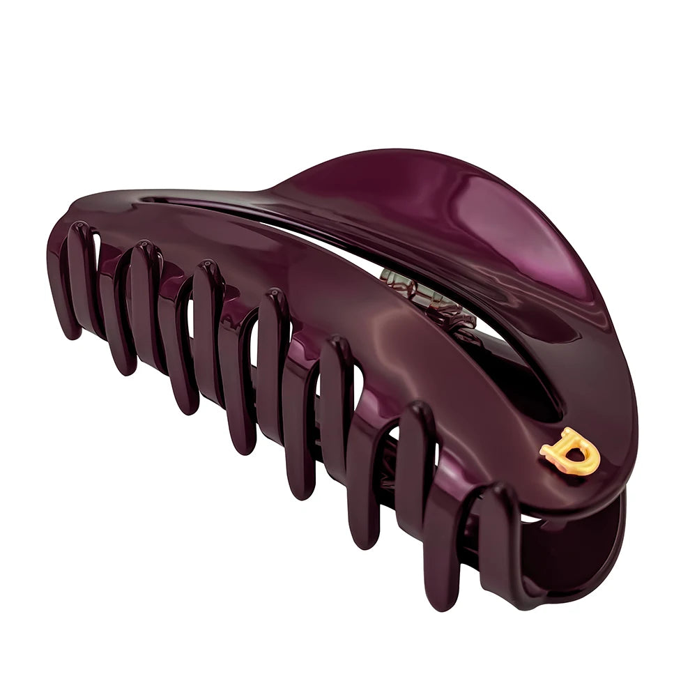 eManco Mehrfarbige Queen-Size-Haarspange für Dusche, Bad, elegante Mode, Haarschmuck, Acetat, glatte Blumenmuster