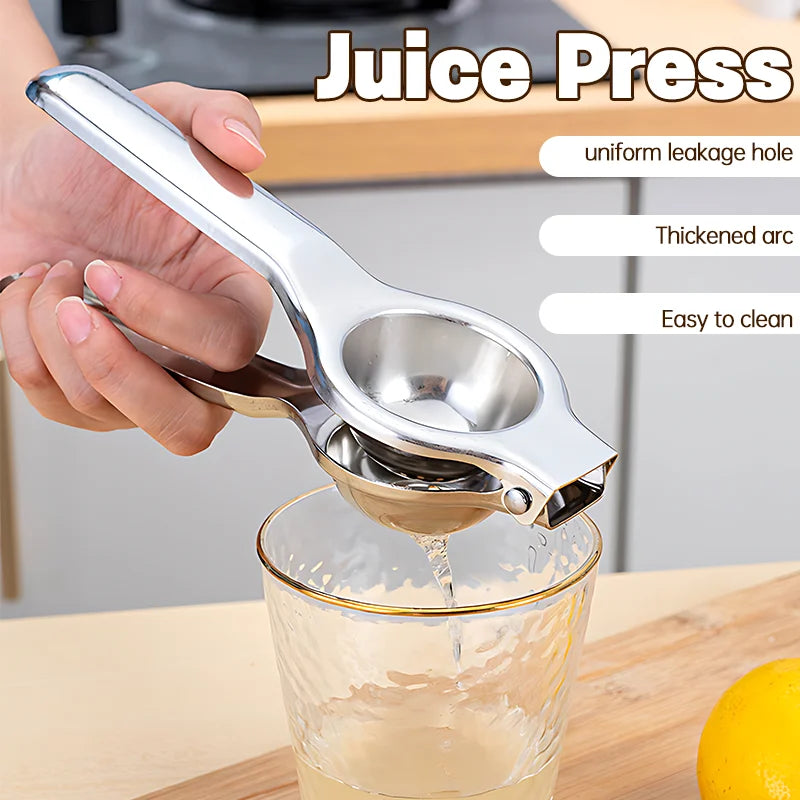 Robuster manueller Entsafter aus Edelstahl für Obst und Zitrusfrüchte