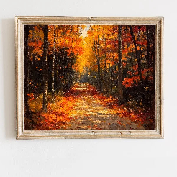 Stilvolles Leinwandbild Herbstliche Natur für Ihr Zuhause