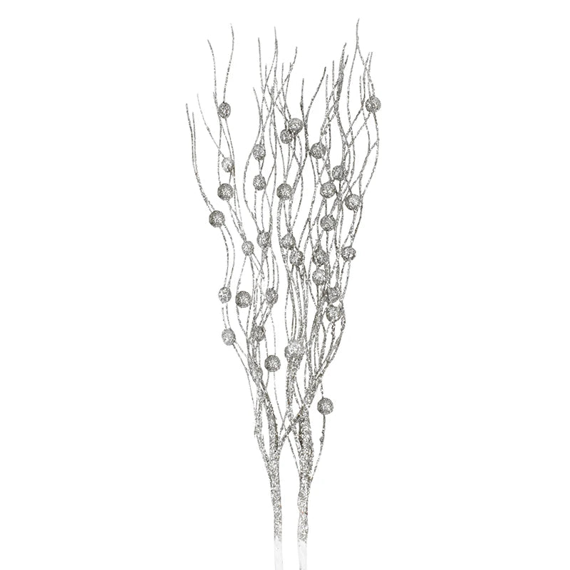 Glitzernde Künstliche Beeren Zweige für Weihnachts- und Neujahrsdeko