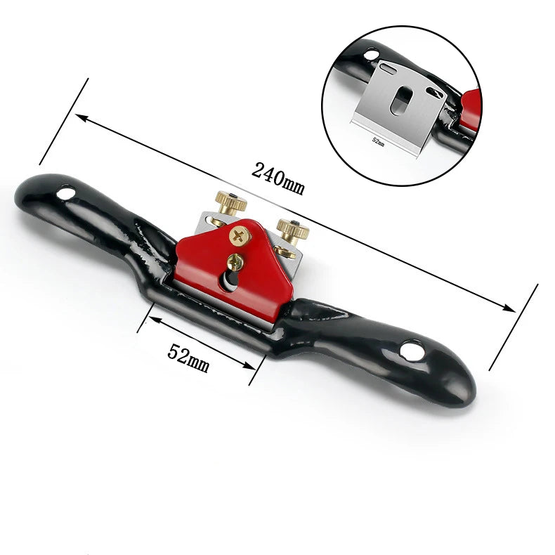 Mini Holzhobel mit scharfer verstellbarer Stahlklinge für Holzarbeiten