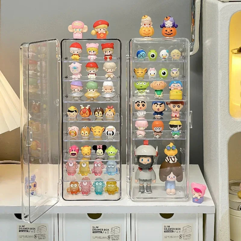 Mini Acryl Display Box staubdicht für Figuren Schmuck Organizer