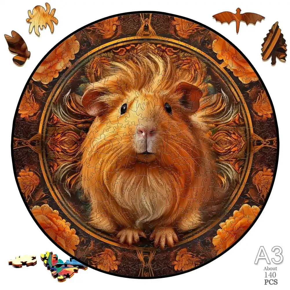 Fuchs Tier Holz 3D Puzzle Pädagogisches Denkspiel für Familien