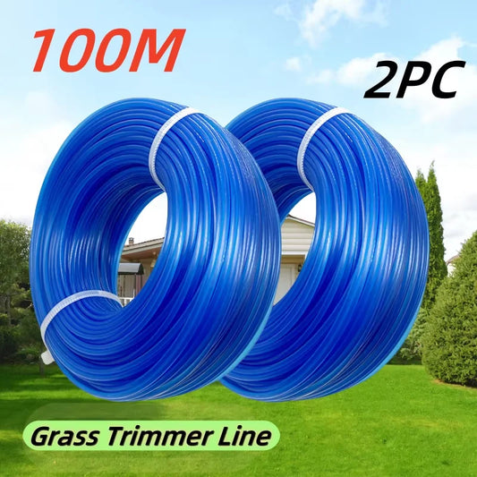 1,6 mm blauer Nylon-Rundschneiderfaden für Freischneider und Rasenmäher