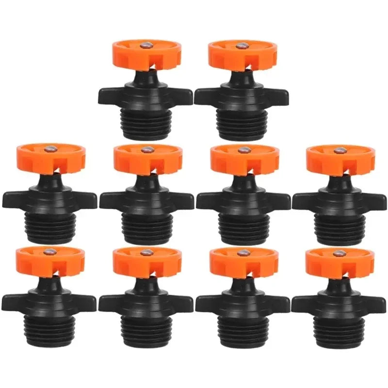 Automatische 360° Rotationsdüse für Gartenbewässerung, Kunststoff, 1-10 Stück