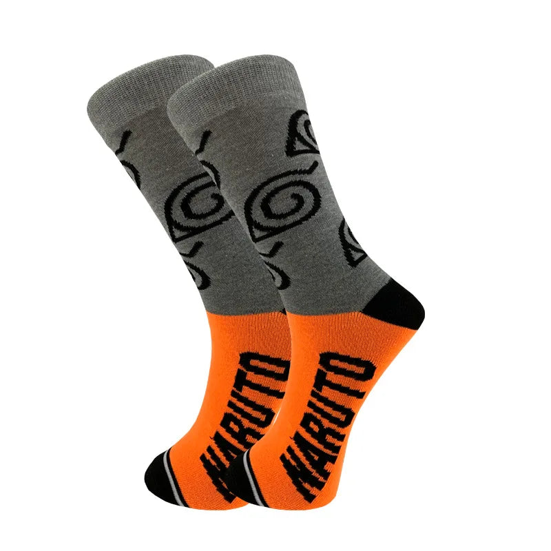 Elastische Anime Sport Socken Unisex Cartoon Motiv für Alltag und Freizeit