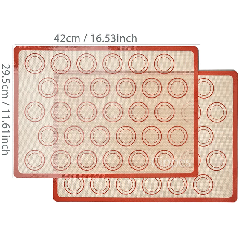 Silikon Backmatten Set mit Pinsel Spatel 1 bis 4 Stück hitzebeständig
