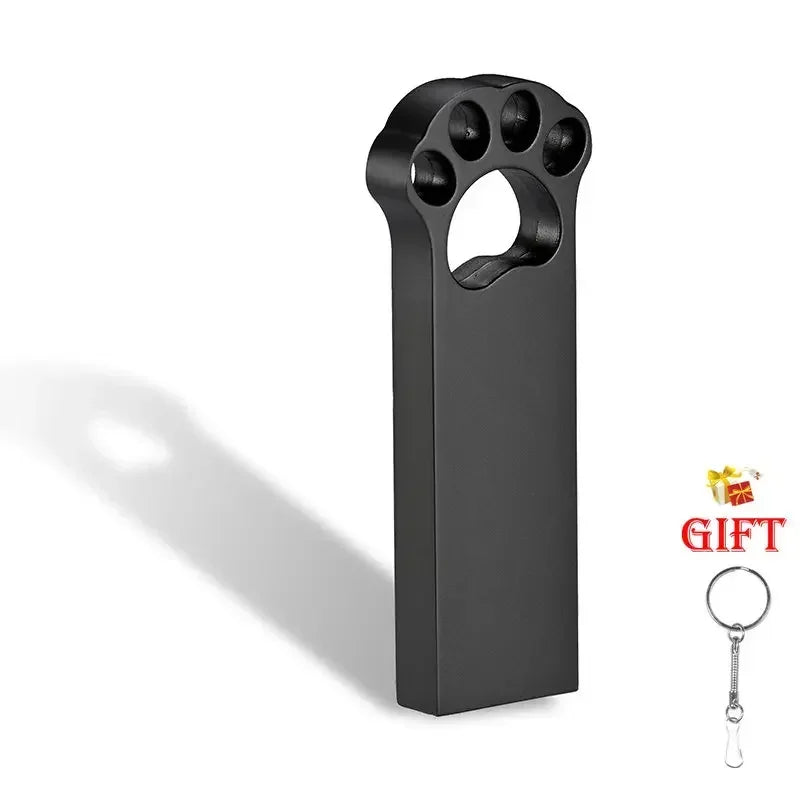 Wasserdichter Metall USB 2.0 Stick 64GB mit Katzenpfoten Design