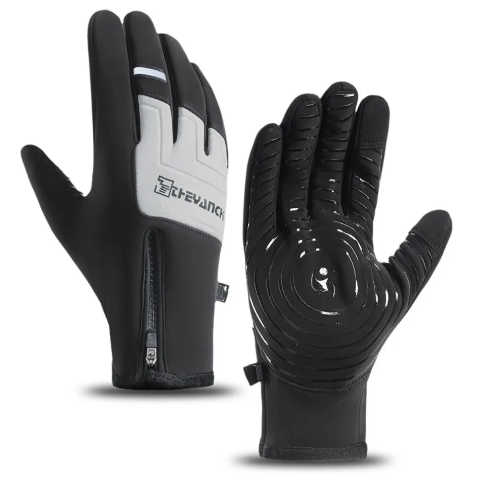 Winter Fahrradhandschuhe Herren wasserdicht warm Touchscreen rutschfest
