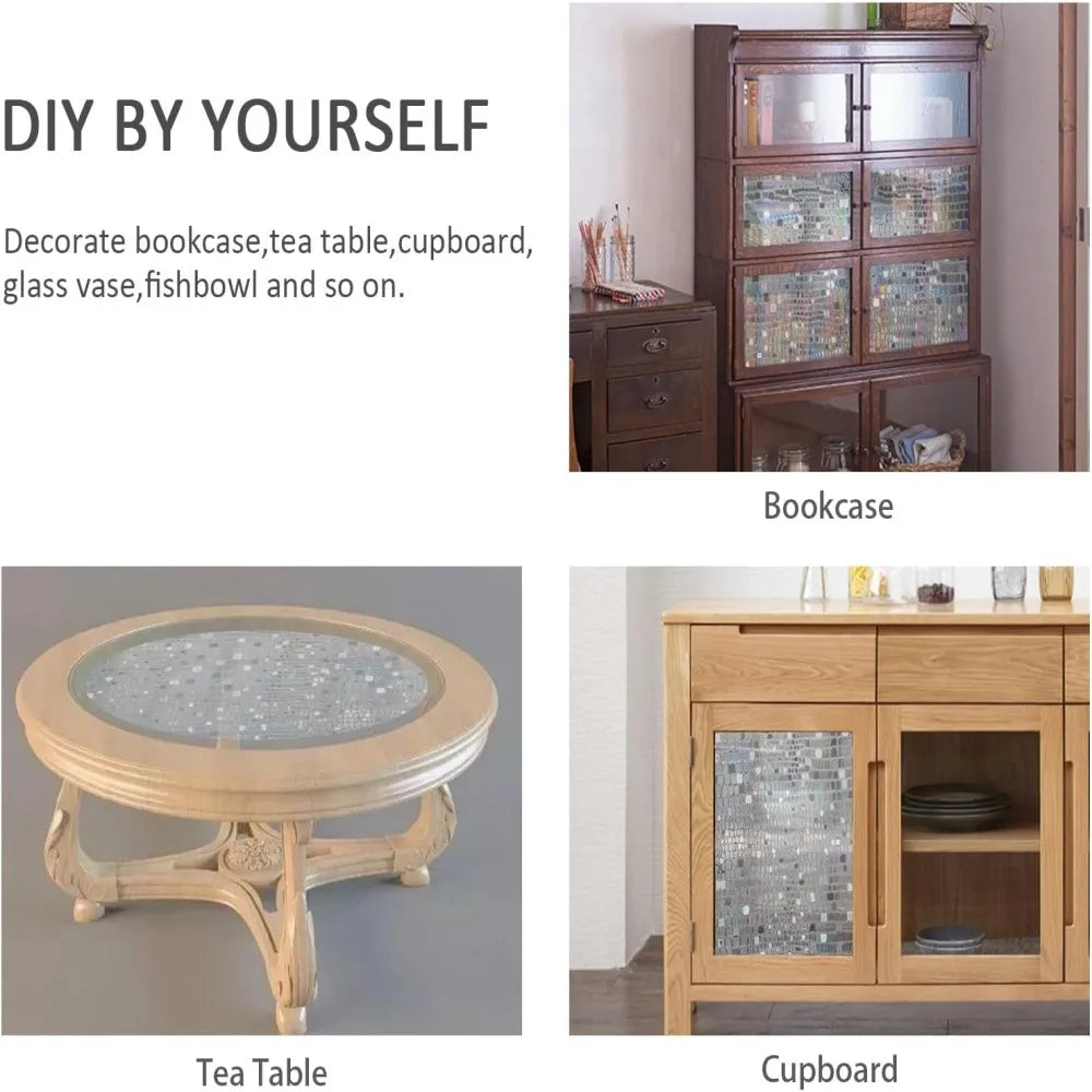 Dekorative Regenbogen Sichtschutzfolie mit UV Schutz und statischer Haftung